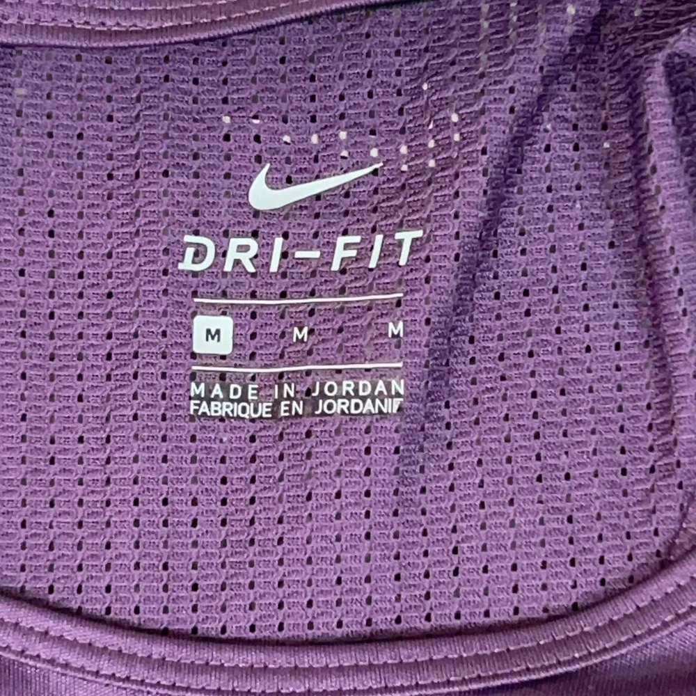 Nike Tank Top Womens Medium Purple Running Activewear Dri-FIT Mesh Racerback